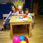 Geburtstagskind Lea, 4 Jahre, mit Lisa und Lena