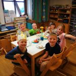 Philipp feiert seinen 6. Geburtstag im Kindergarten. Alles Gute.